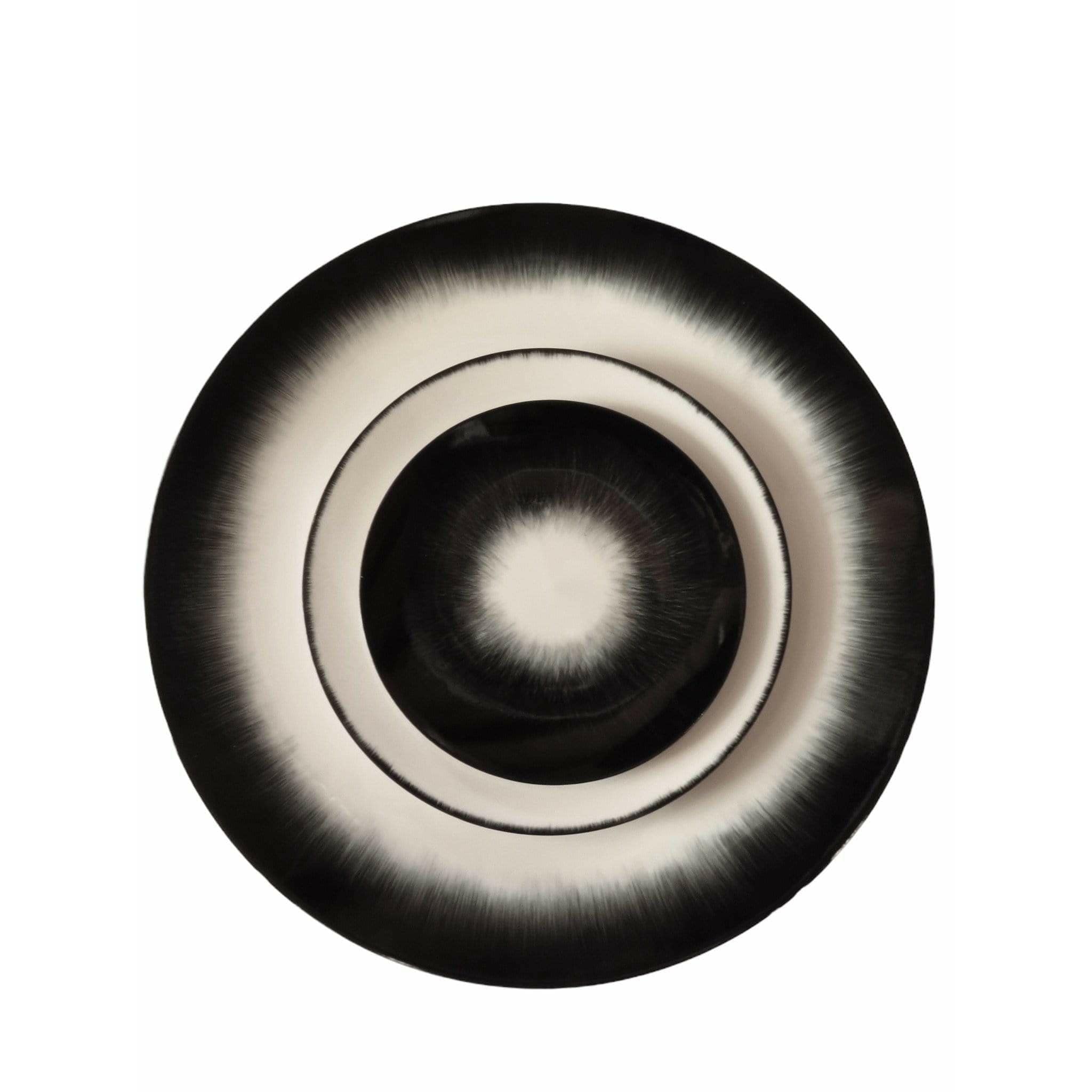 Home Ann Demeulemeester for Serax 28 cm plates (set of two) Dark Slate Gray