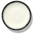 Plate Ann Demeulemeester for Serax 17.5 cm plates (set of two) Dark Slate Gray