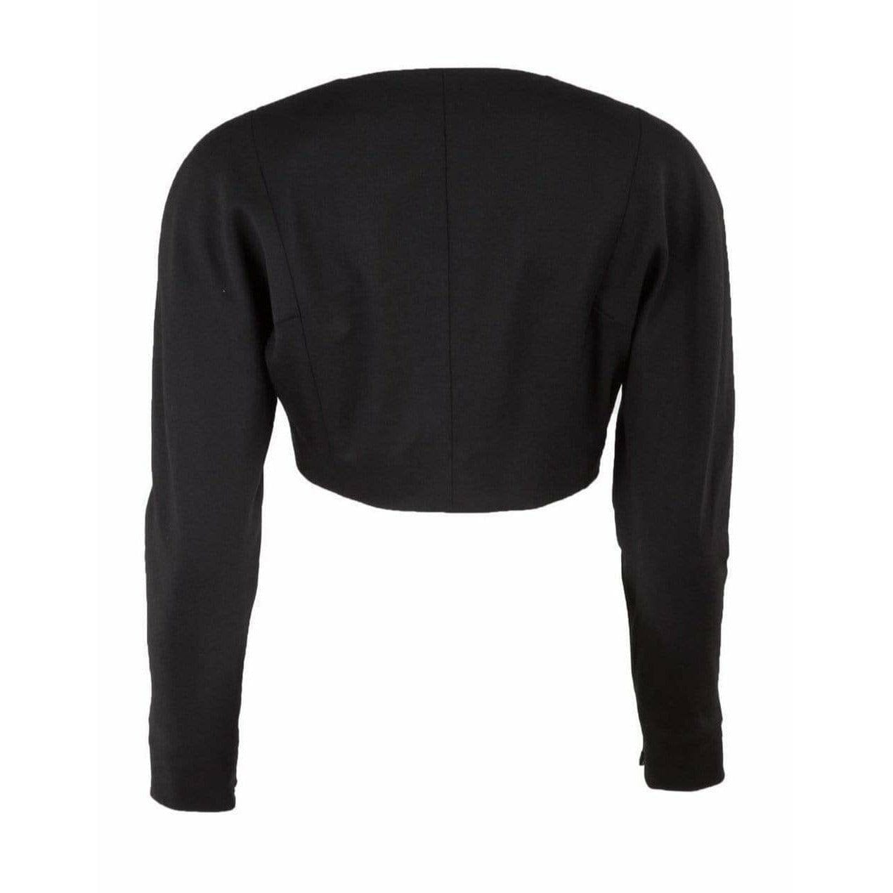 Coats & Jackets Chantal Thomass Cropped Black Button-Up Jacket Black