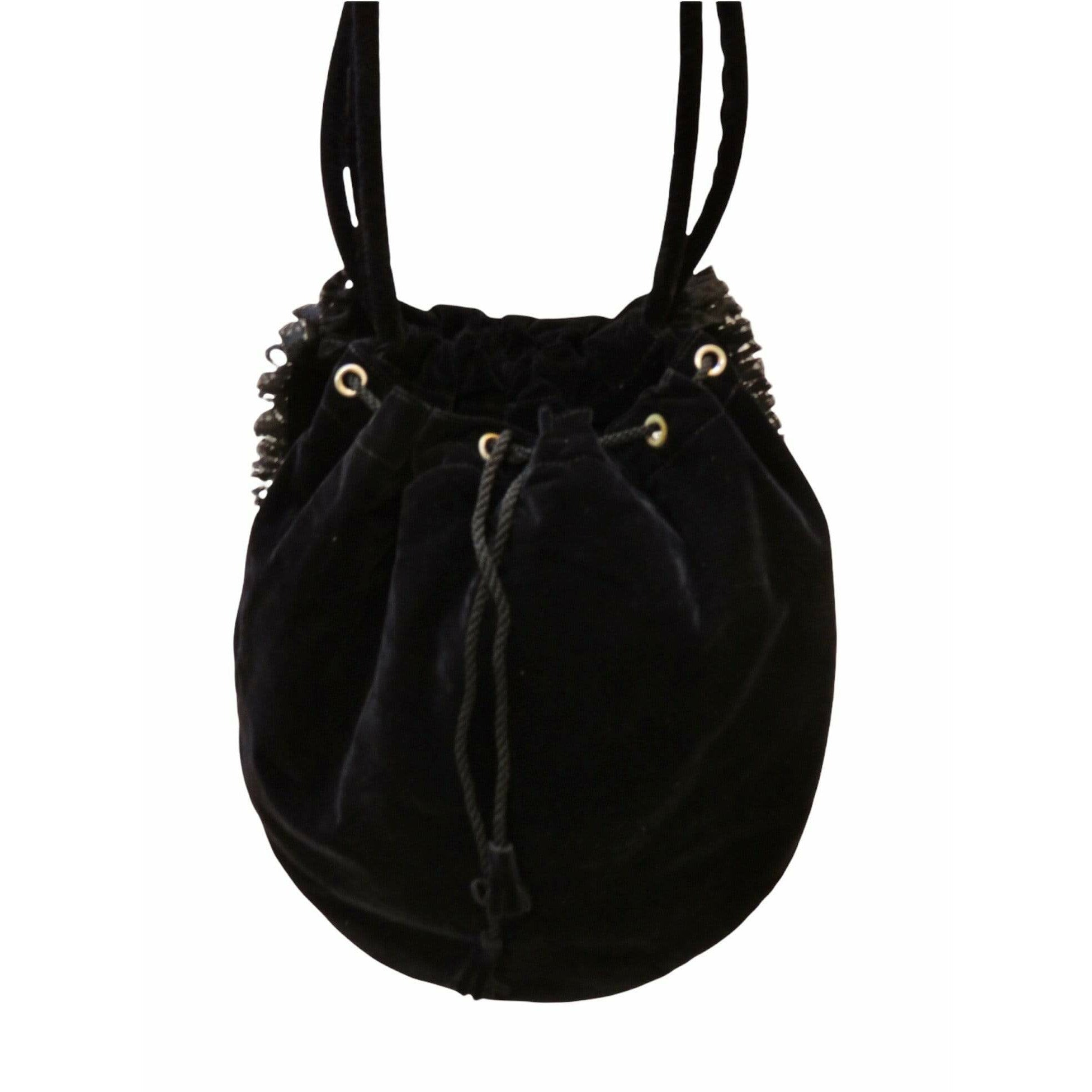 Handbags Chantal Thomass Round Shoulder Bag Black