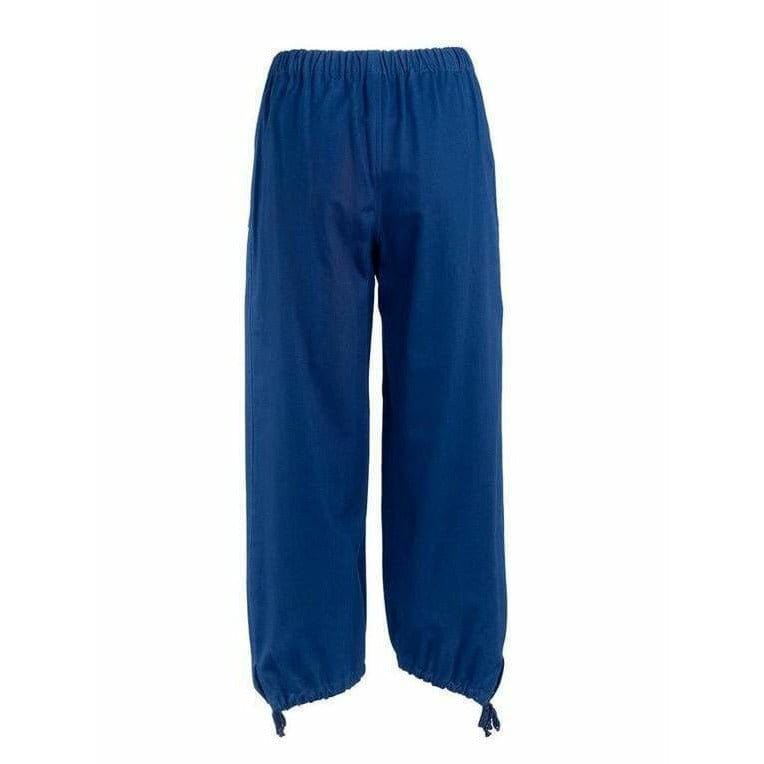 Pants Comme Des Garçons Drawstring Pants - Blue Cotton Relaxed Midnight Blue