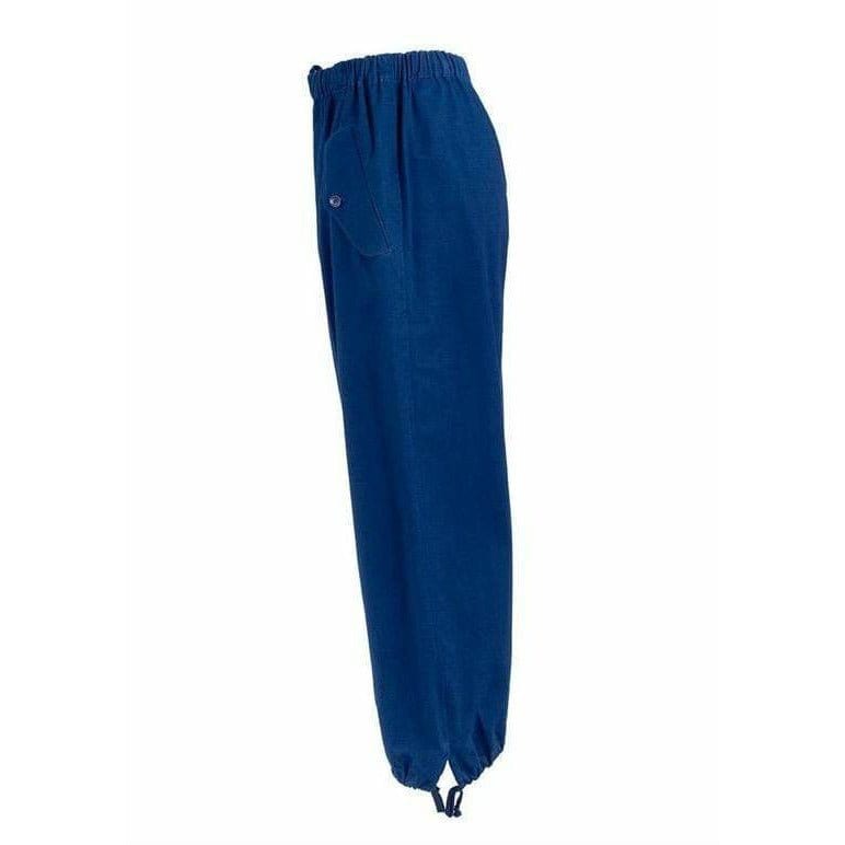 Pants Comme Des Garçons Drawstring Pants - Blue Cotton Relaxed Midnight Blue