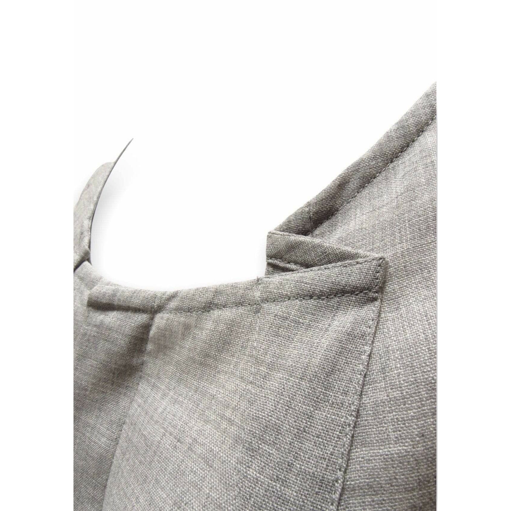 Shirts & Tops Comme Des Garçons Darted Vest - Grey Zip Front Dark Gray