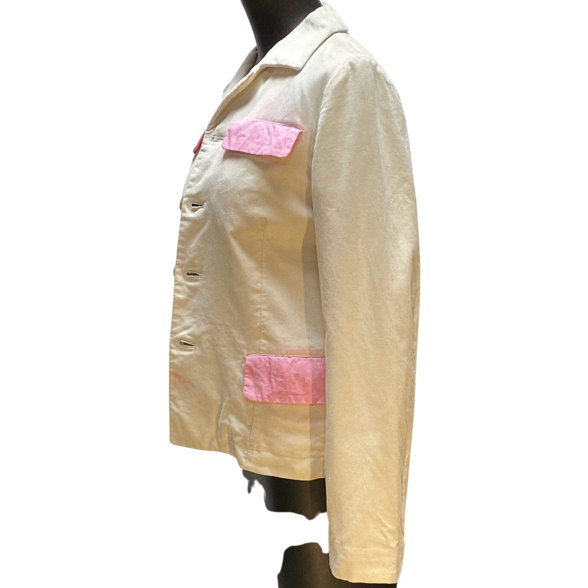 Womens Jackets + Coats Comme des Garçons Jacket - Decolorized Velvet Boxy Tan