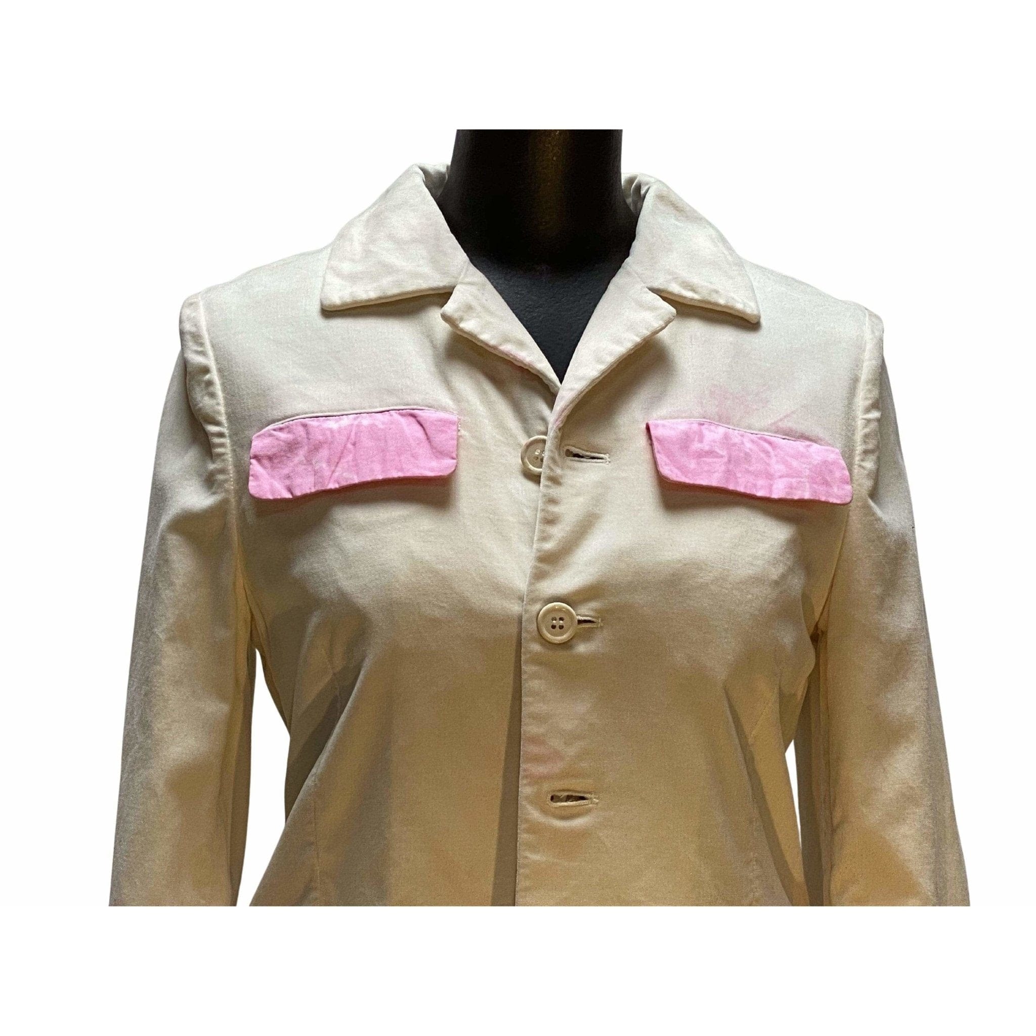 Womens Jackets + Coats Comme des Garçons Jacket - Decolorized Velvet Boxy Dim Gray