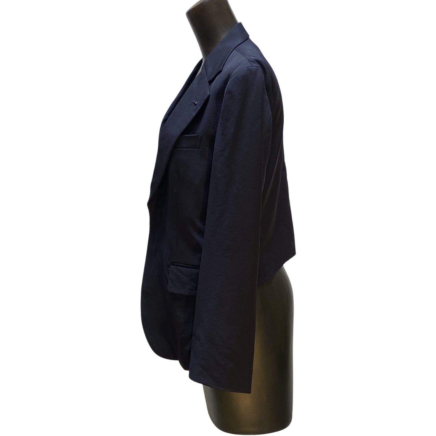 Womens Jackets + Coats Comme des Garçons Asymmetrical Jacket - Fitted Cropped White Smoke