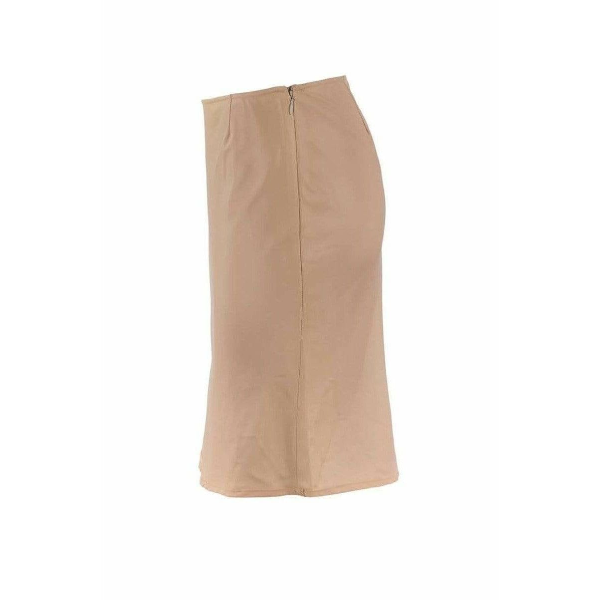 Skirts Helmut Lang Fitted Short Pencil Skirt Rosy Brown