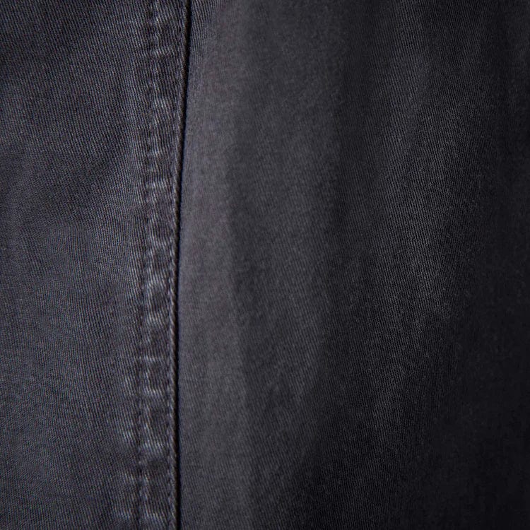 Pants James Perse Mixed Media Pant - Cotton Elastic Waist Dark Slate Gray