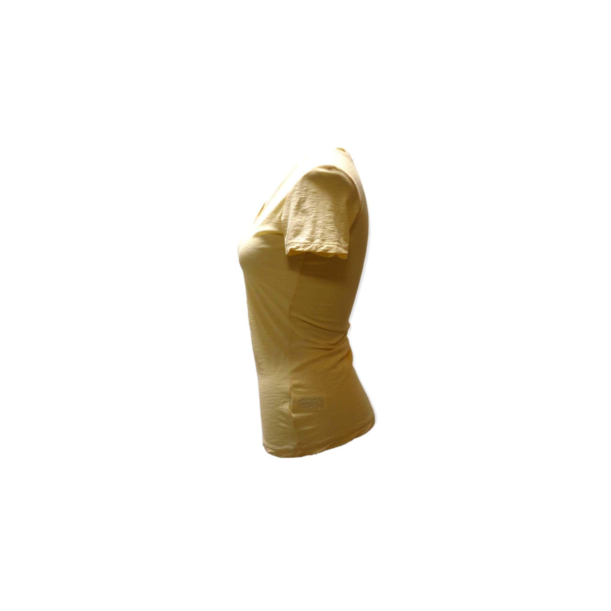 Shirts & Tops James Perse Casual V-Neck Tee - Cotton Slub Top Saddle Brown