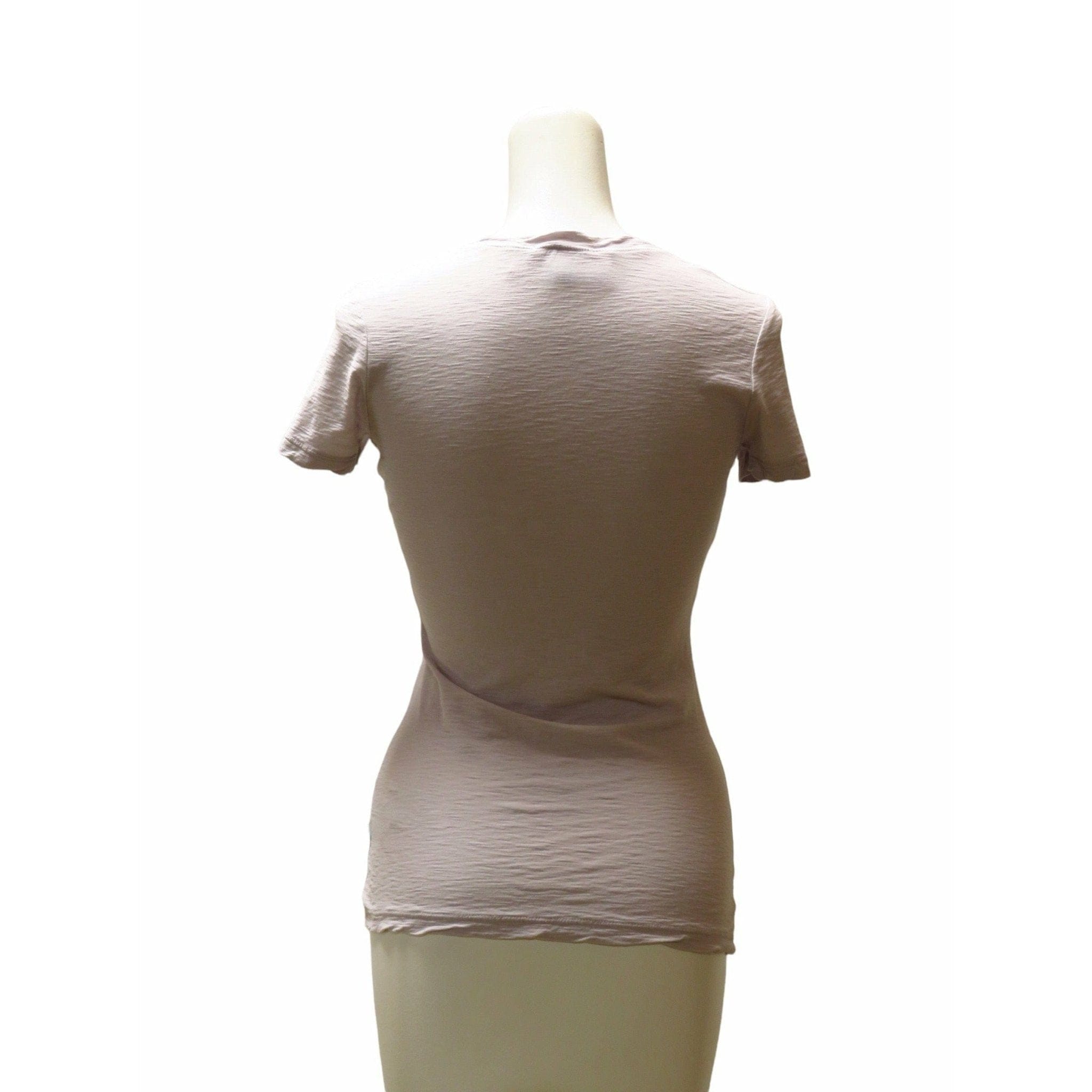 Shirts & Tops James Perse Casual V-Neck Tee - Cotton Slub Top Dim Gray