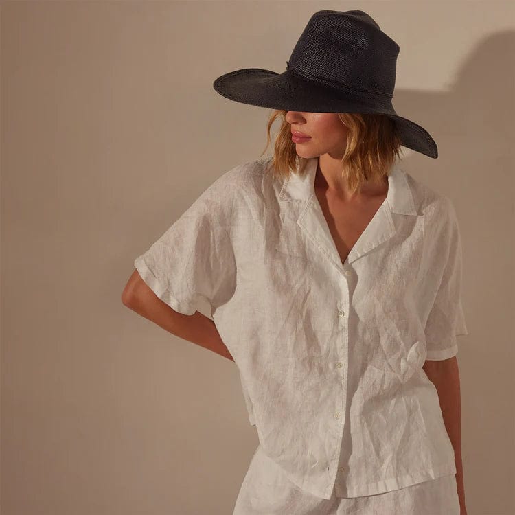 Shirts & Tops James Perse Cotton Twill Boxy Shirt - Relaxed Fit Rosy Brown