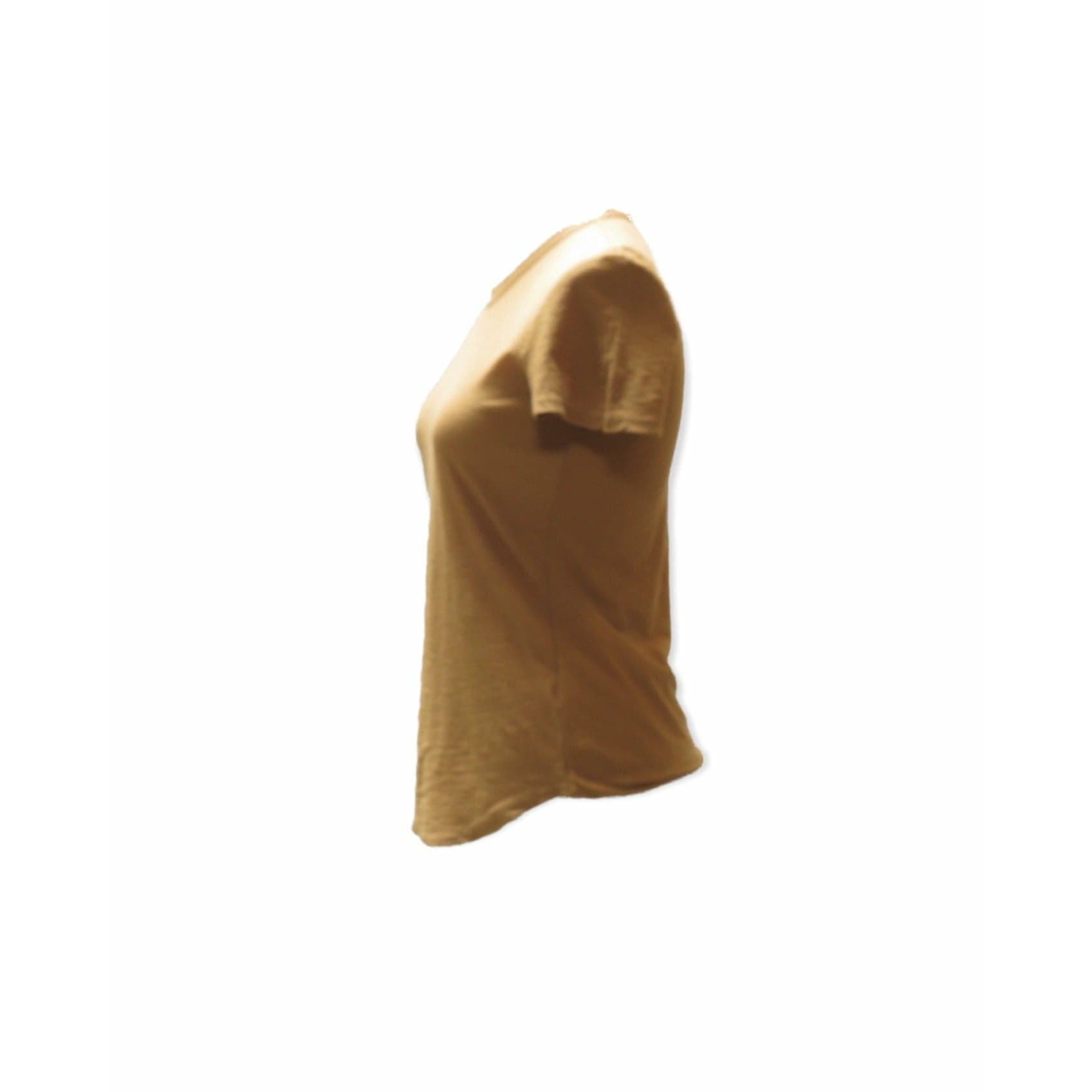Shirts & Tops James Perse Sheer Slub Crew Neck Tee - Fitted Cotton Top Saddle Brown