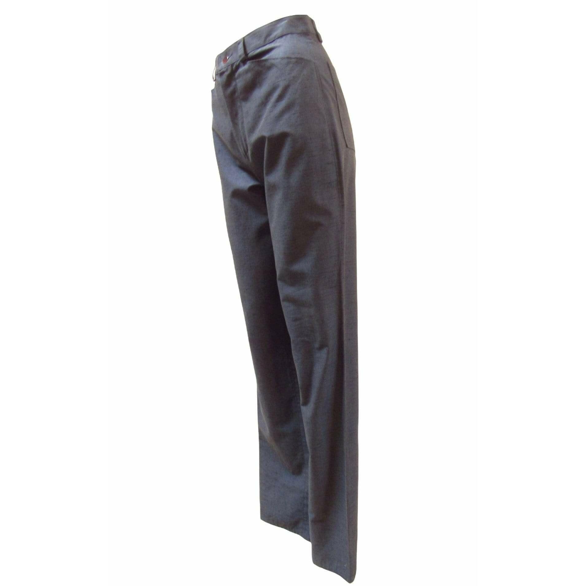Pants Jean Paul Gaultier Classique Pants - Blue Cotton Rayon Blend Dark Slate Gray