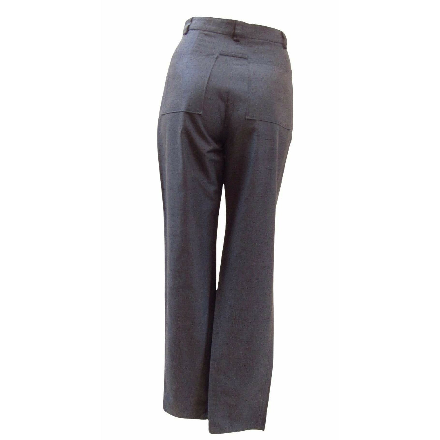Pants Jean Paul Gaultier Classique Pants - Blue Cotton Rayon Blend Dark Slate Gray