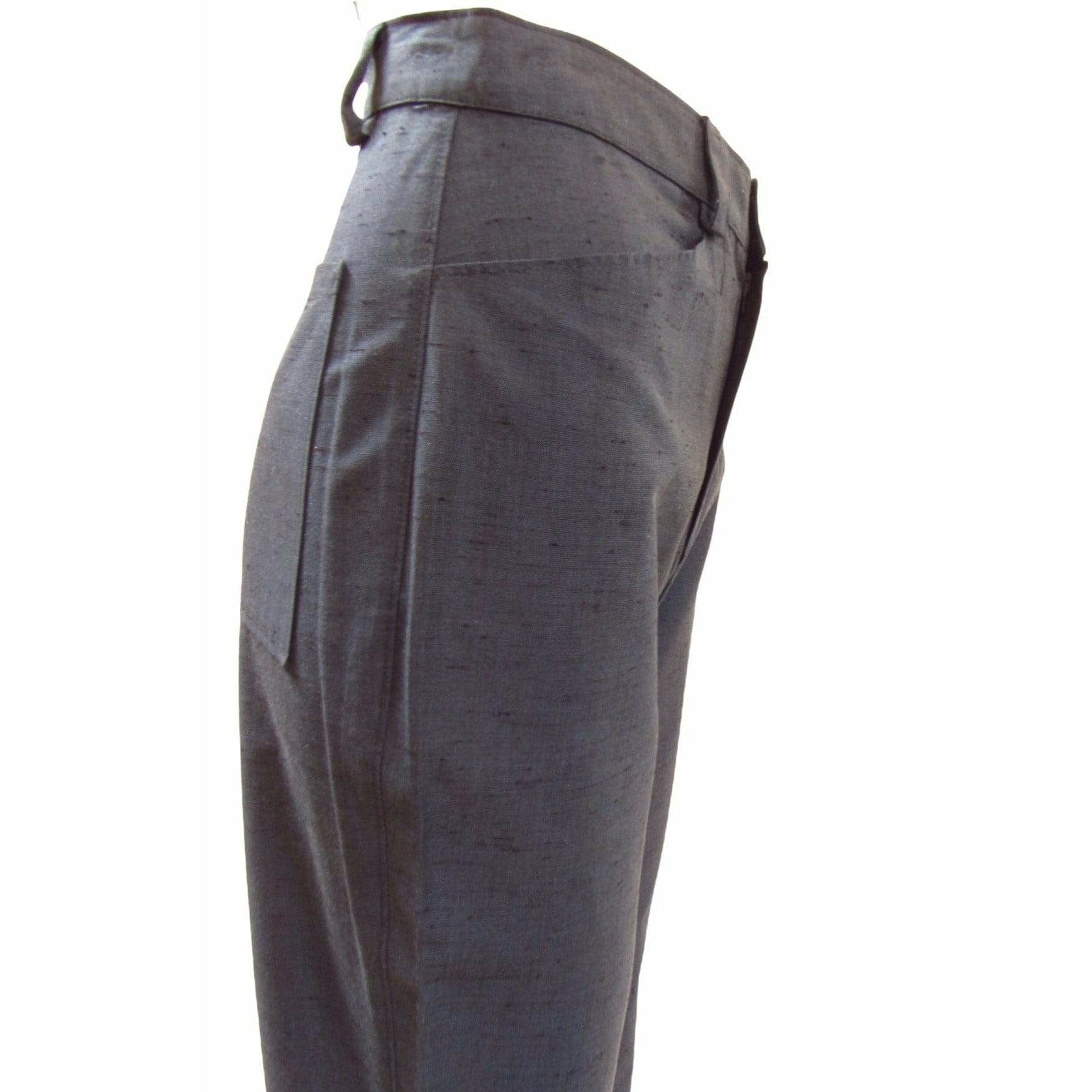 Pants Jean Paul Gaultier Classique Pants - Blue Cotton Rayon Blend Dark Slate Gray