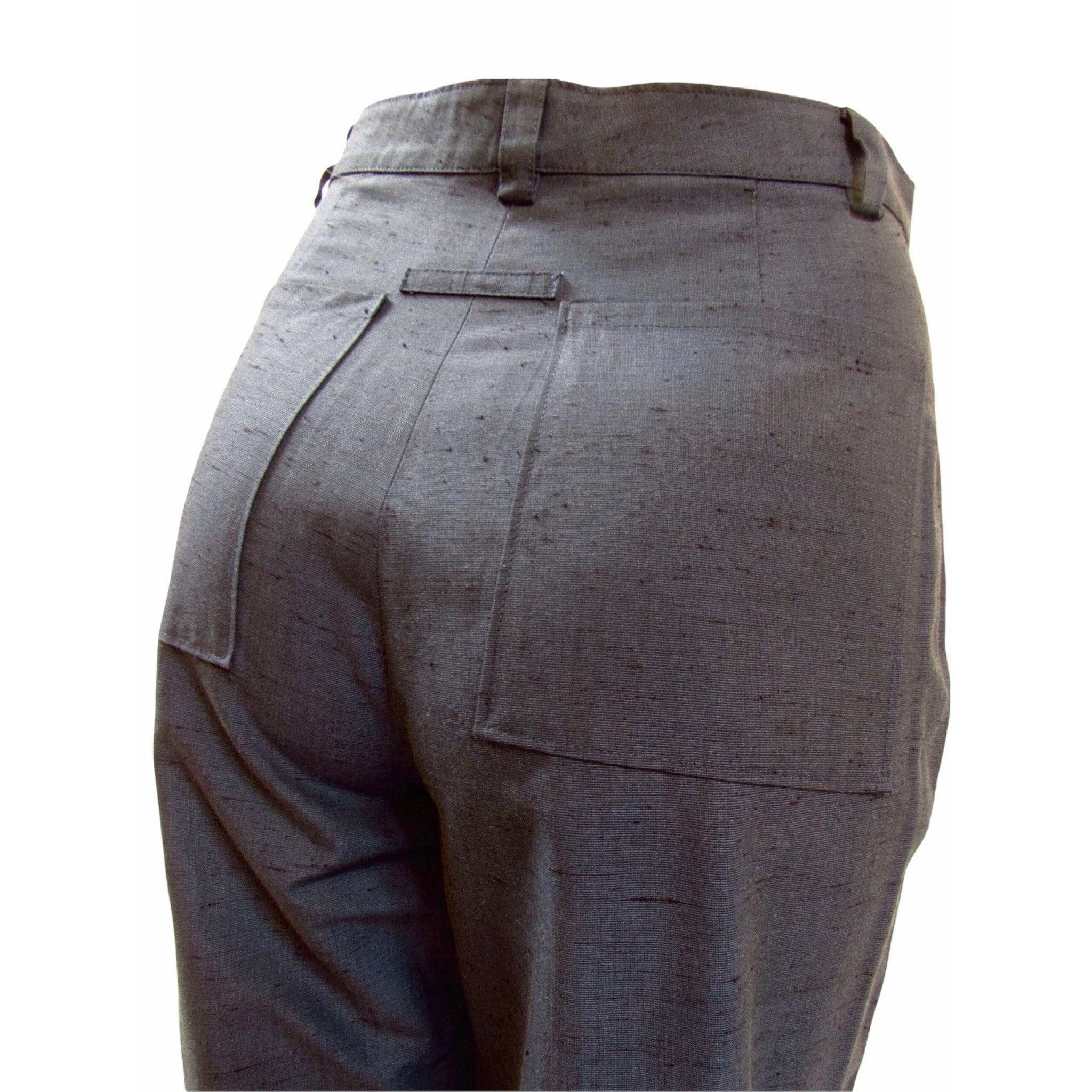 Pants Jean Paul Gaultier Classique Pants - Blue Cotton Rayon Blend Dark Slate Gray