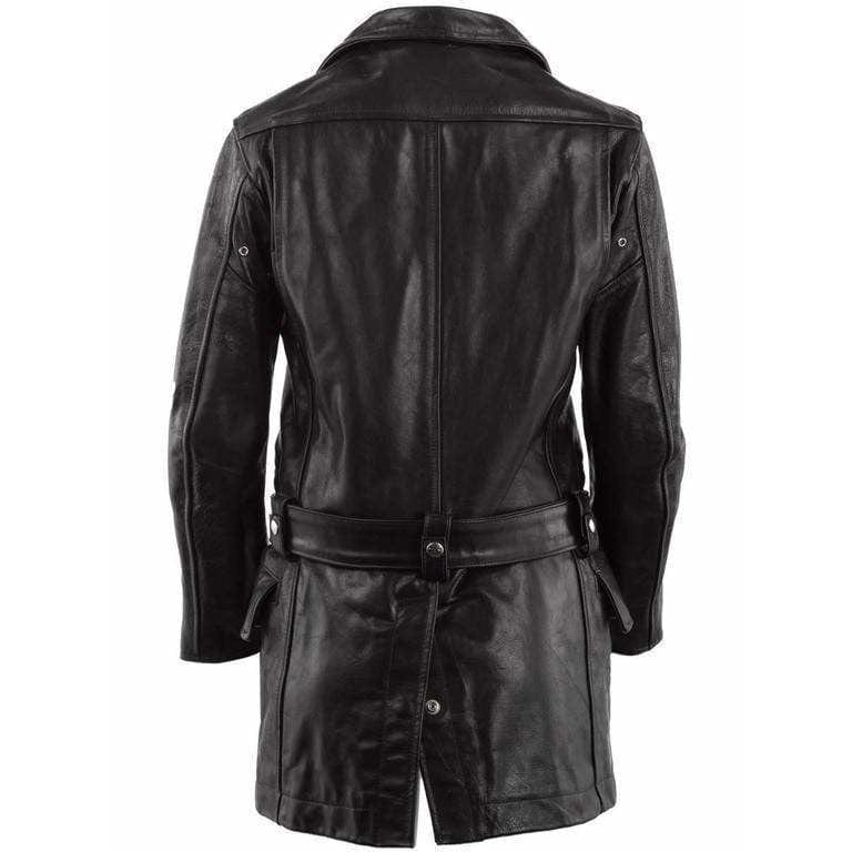 Womens Jackets + Coats Junya Watanabe Vintage Biker Jacket - Distressed Leather Dark Slate Gray