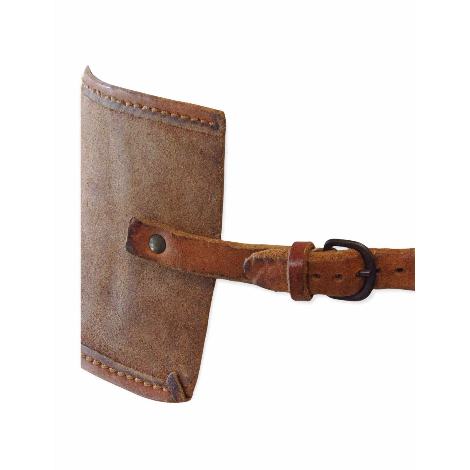Belts Maison Martin Margiela Brown Cuir de Vache Belt - Cowhide Brown Rugged Dim Gray