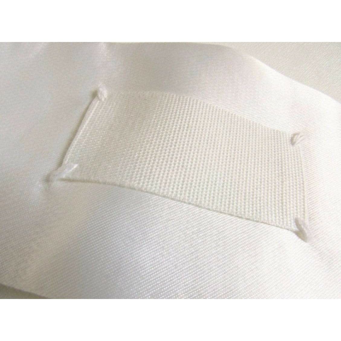 Belts Maison Martin Margiela Vintage White Satin Cummerbund Light Gray