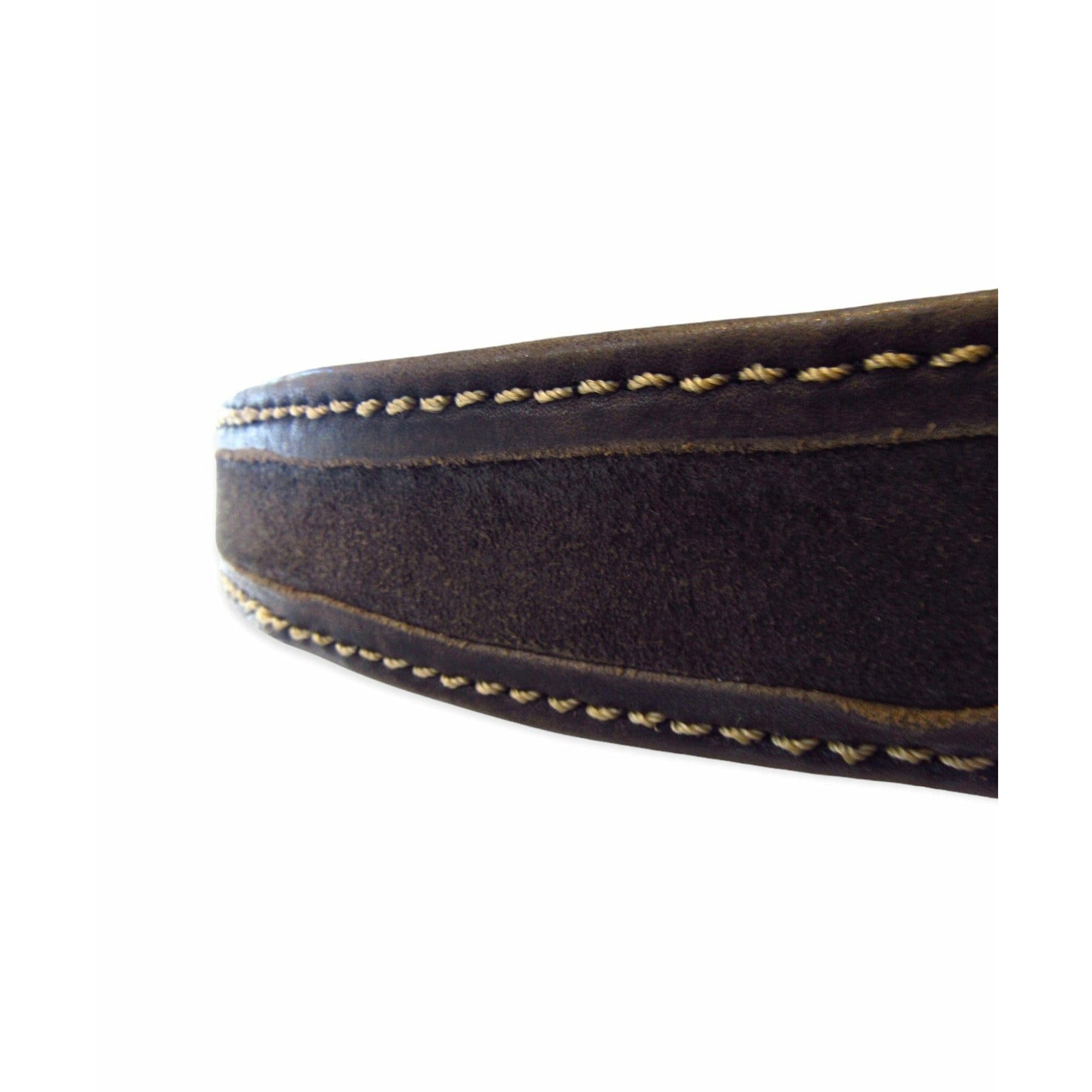 Belts Maison Martin Margiela Asymmetrical Saddle Leather Belt - Leather Steel Grey Asymmetrical White Smoke