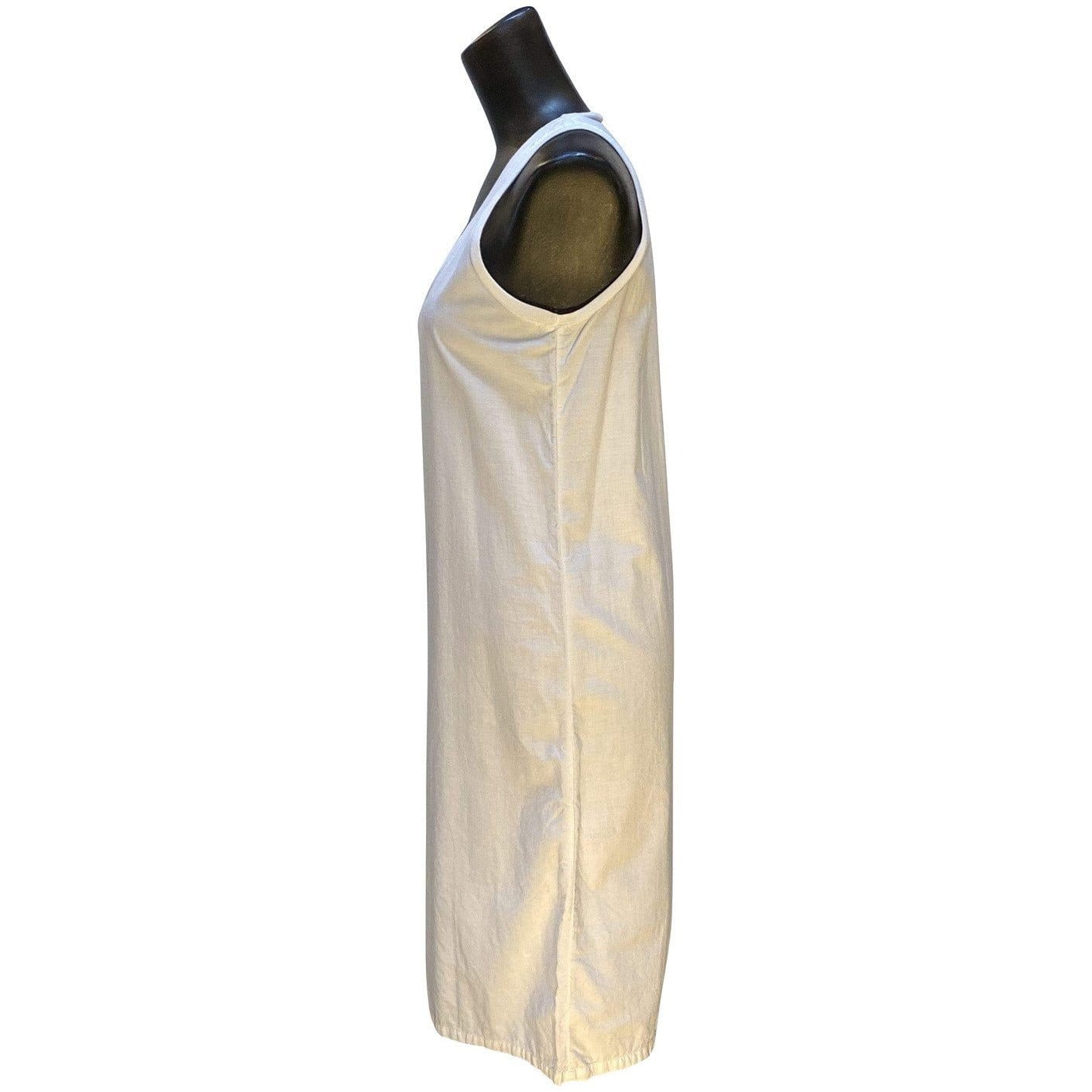 Dresses Maison Martin Margiela Long Tank Dress - Cotton Knee-Length White Gray