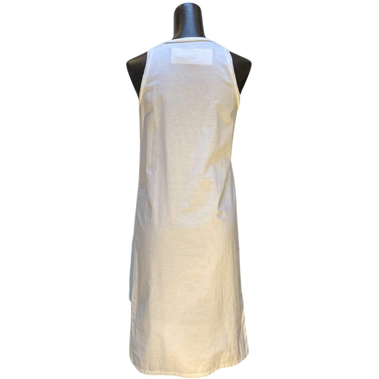 Dresses Maison Martin Margiela Long Tank Dress - Cotton Knee-Length White White Smoke