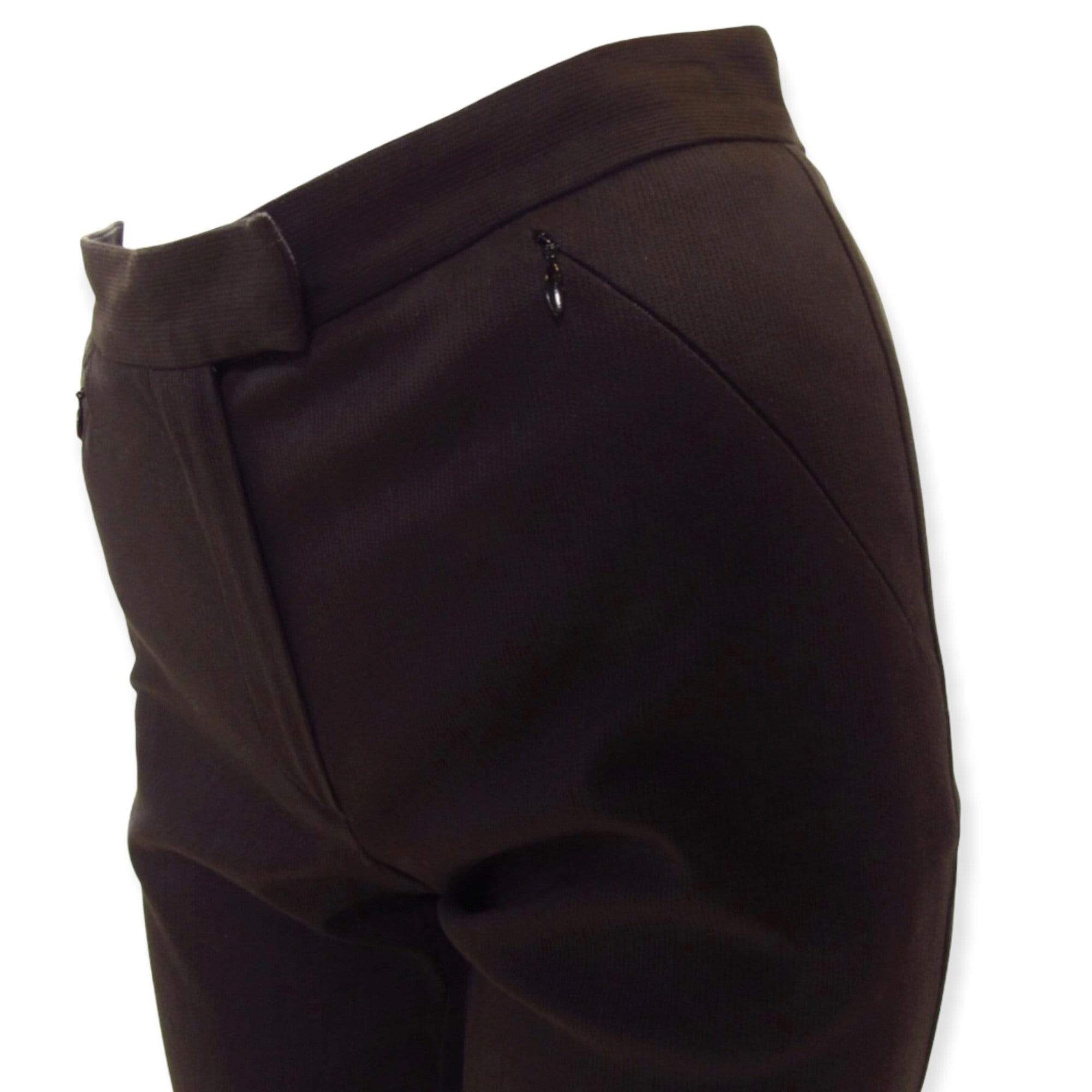 Pants Maison Martin Margiela Straight Pant - Cotton Rayon Black Black