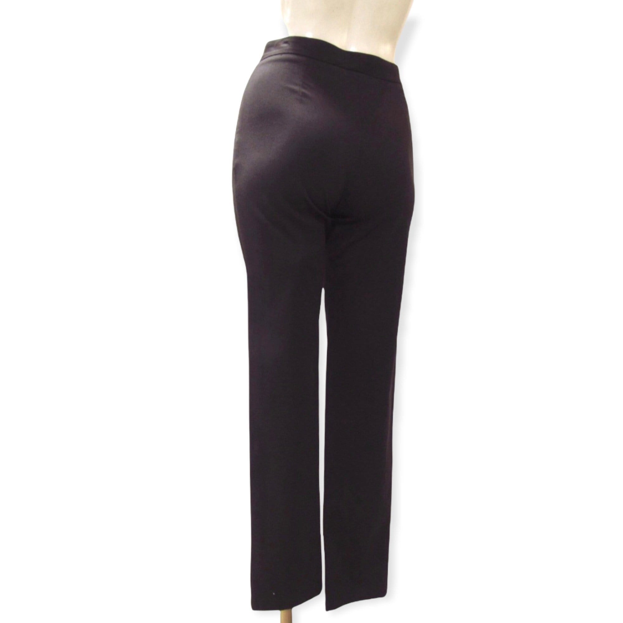 Pants Maison Martin Margiela Straight Pant - Cotton Rayon Black Dark Slate Gray