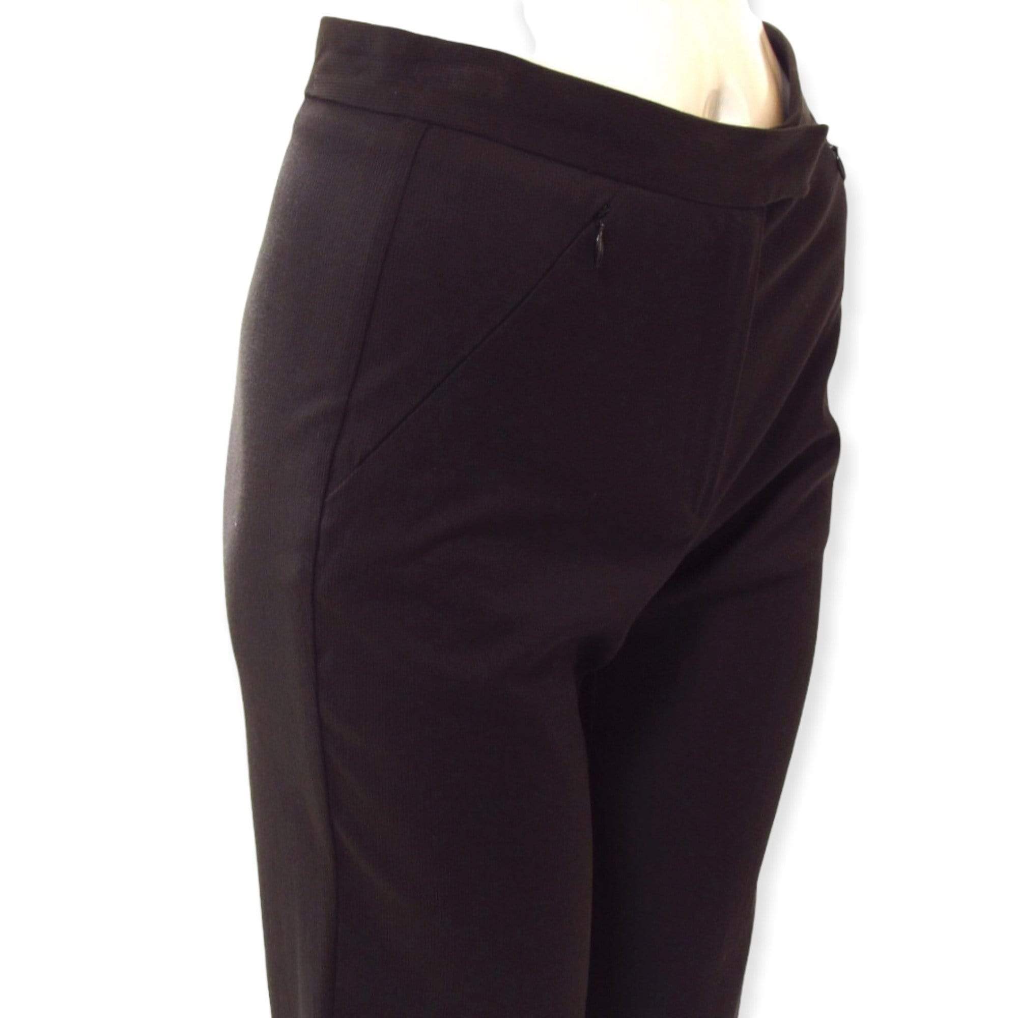 Pants Maison Martin Margiela Straight Pant - Cotton Rayon Black Black