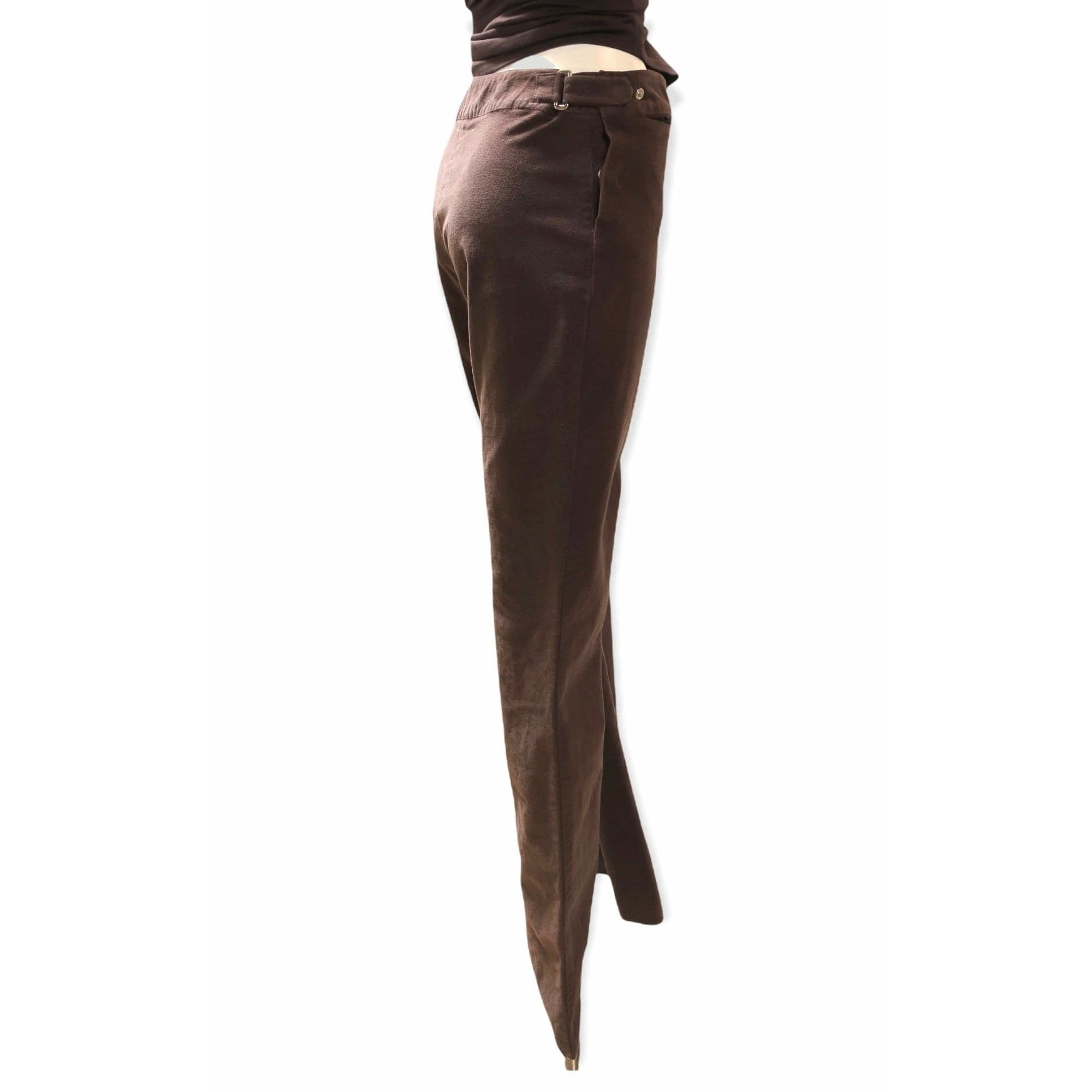 Pants Maison Martin Margiela High Cut Wide Leg Pant - Flannel Wide Leg Dark Grey Dark Slate Gray