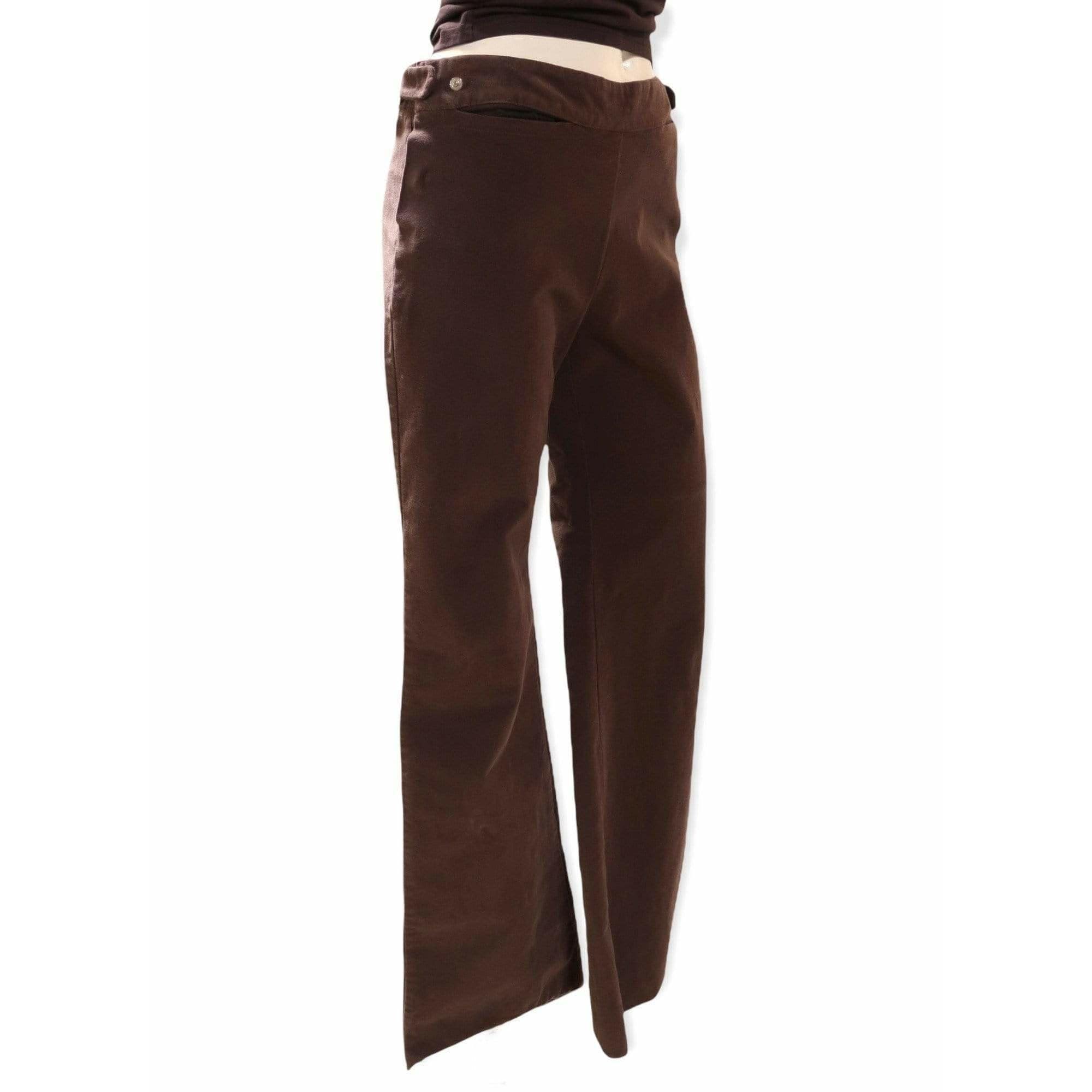Pants Maison Martin Margiela High Cut Wide Leg Pant - Flannel Wide Leg Dark Grey Dark Slate Gray