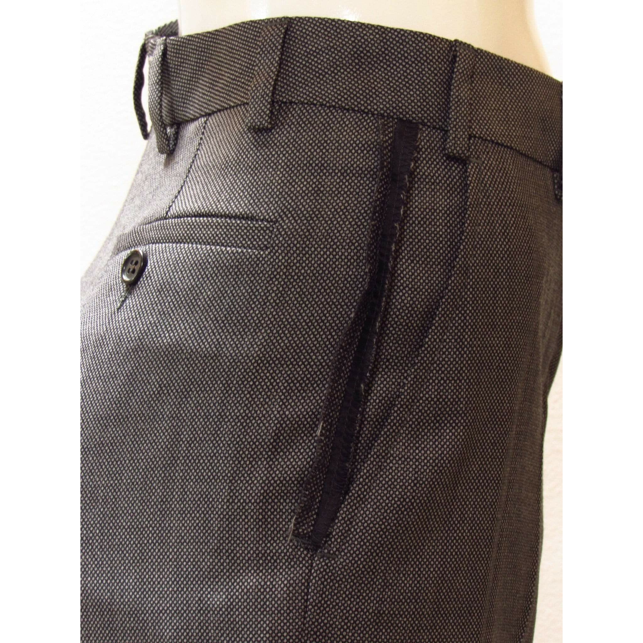 Pants Maison Martin Margiela High Waist Pant - Wool High Waist Vintage Dark Slate Gray