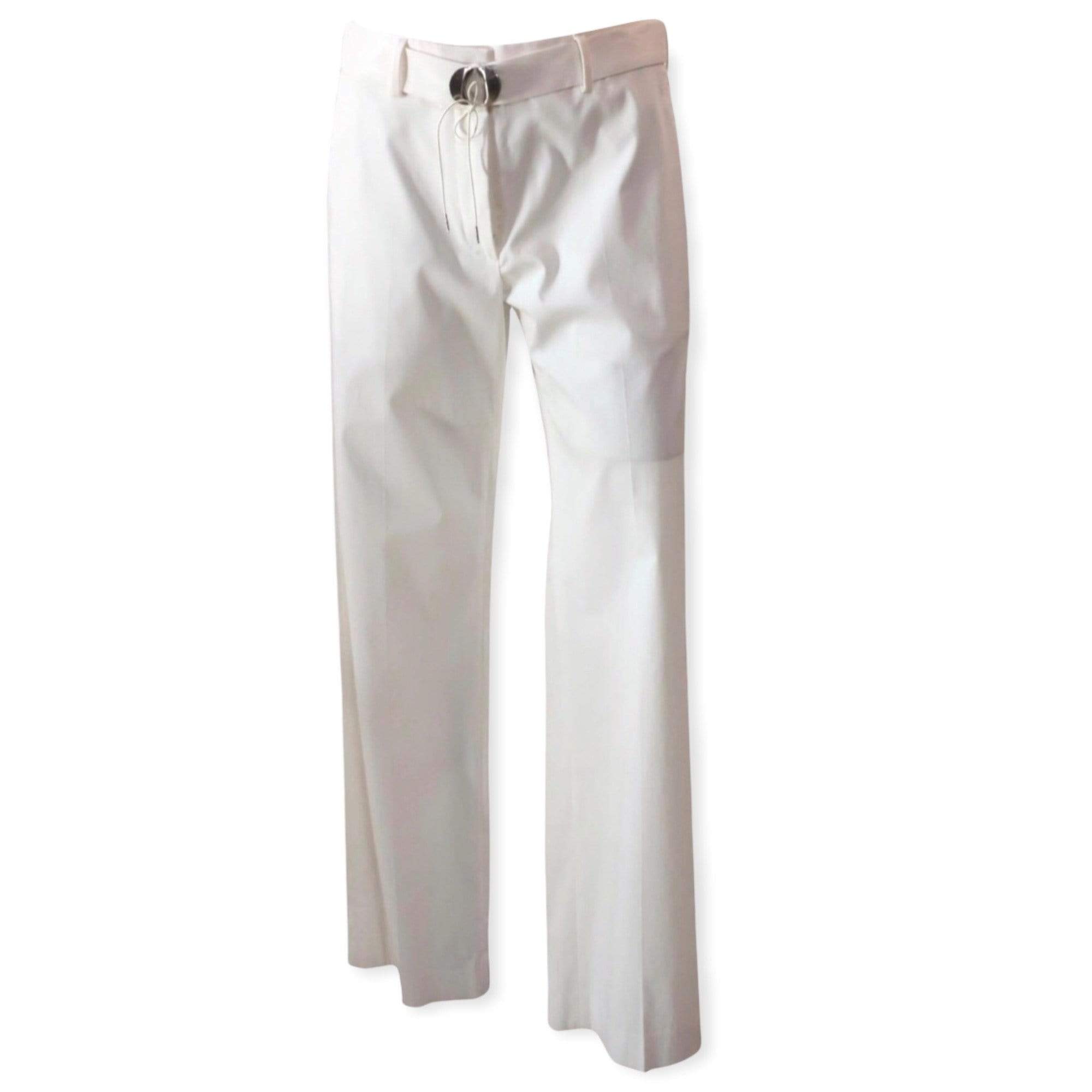 Pants Maison Martin Margiela Belted Straight Pant - Cream Wrap Strap Straight Gray
