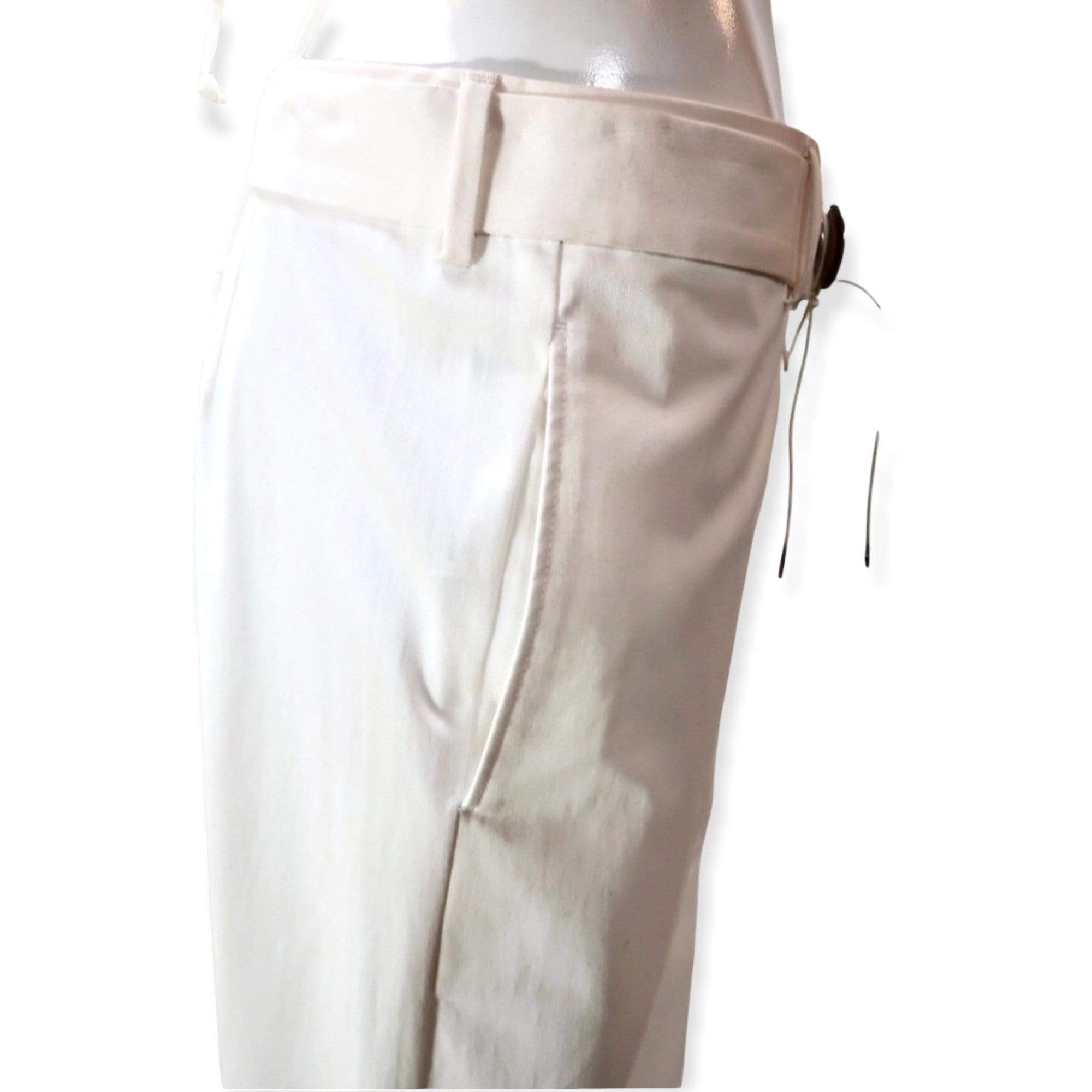 Pants Maison Martin Margiela Belted Straight Pant - Cream Wrap Strap Straight Light Gray