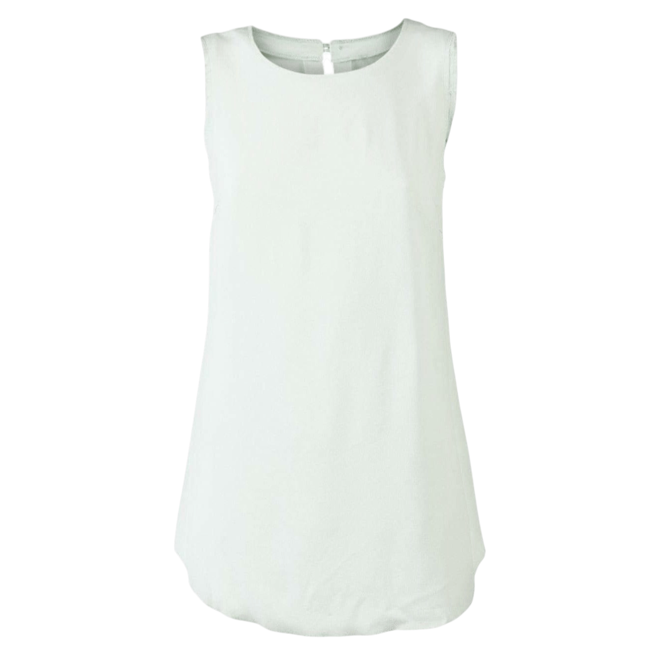 Maison Martin Margiela Shirts & Tops 40 / Mint / Viscose and acetate Maison Martin Margiela Deconstructed Top - Viscose Sleeveless Vintage