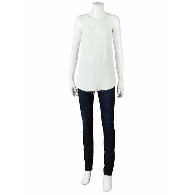 Maison Martin Margiela Shirts & Tops 40 / Mint / Viscose and acetate Maison Martin Margiela Deconstructed Top - Viscose Sleeveless Vintage
