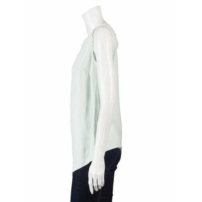Maison Martin Margiela Shirts & Tops 40 / Mint / Viscose and acetate Maison Martin Margiela Deconstructed Top - Viscose Sleeveless Vintage
