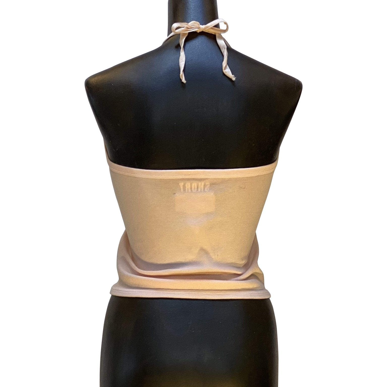 Shirts & Tops Maison Martin Margiela Halter Top - Cotton Pale Pink Cropped Tan
