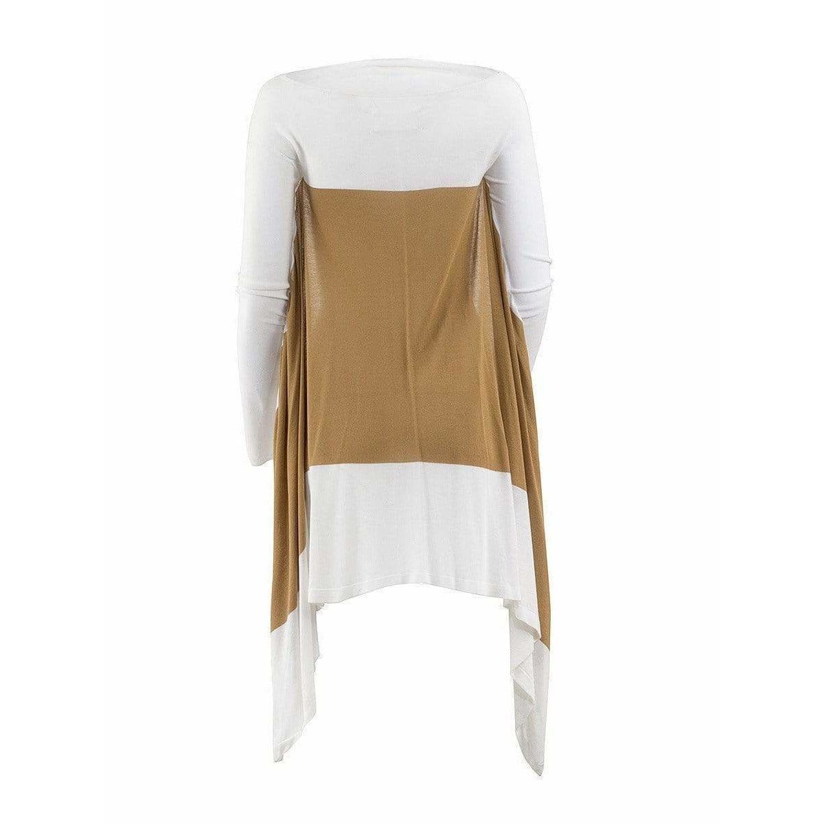 Shirts & Tops Maison Martin Margiela Vintage Open Front Cape - Viscose Knit Vintage White Smoke