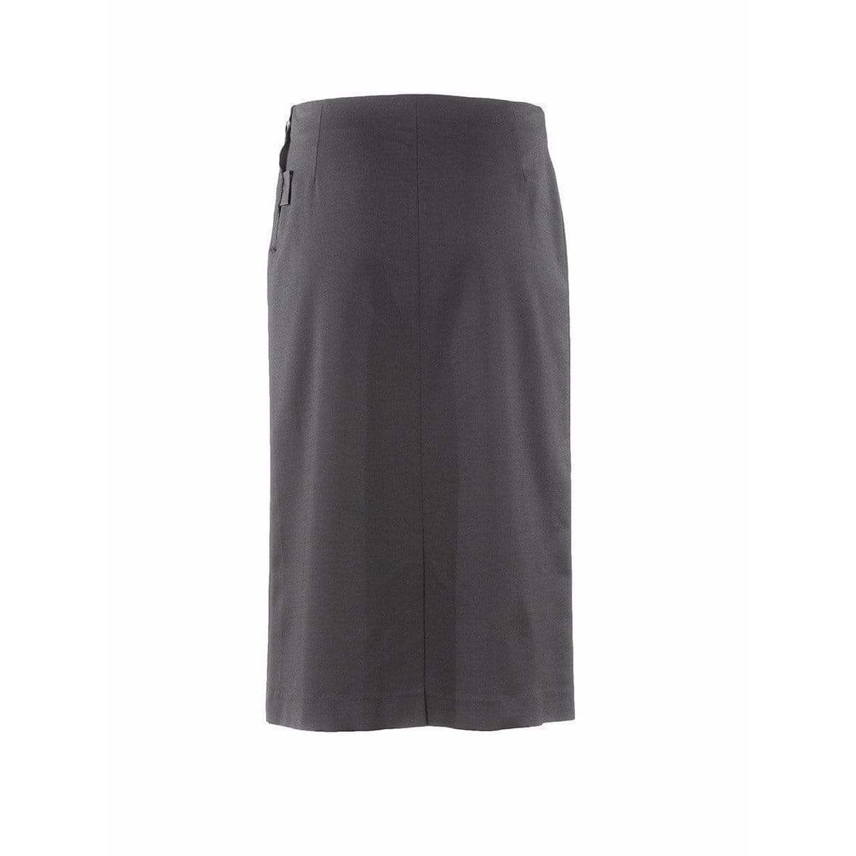 Skirts Maison Martin Margiela Mid Length Skirt - Gabardine Side Zip Grey Dark Slate Gray