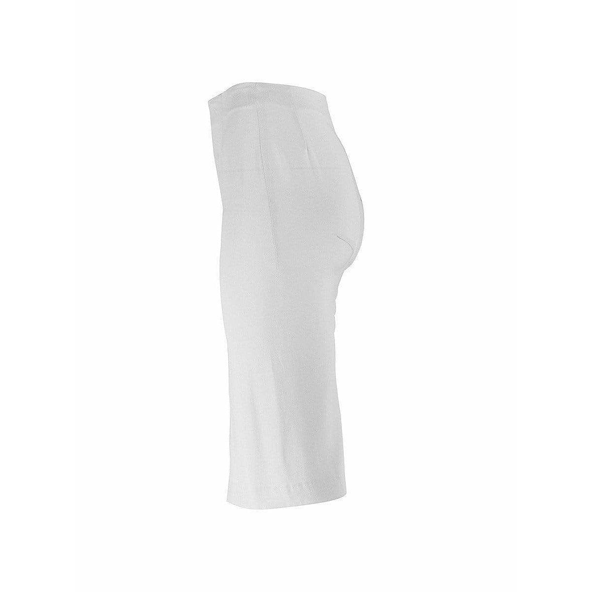 Skirts Maison Martin Margiela Silk Midi Skirt - Linen White Diagonal Seam Light Gray