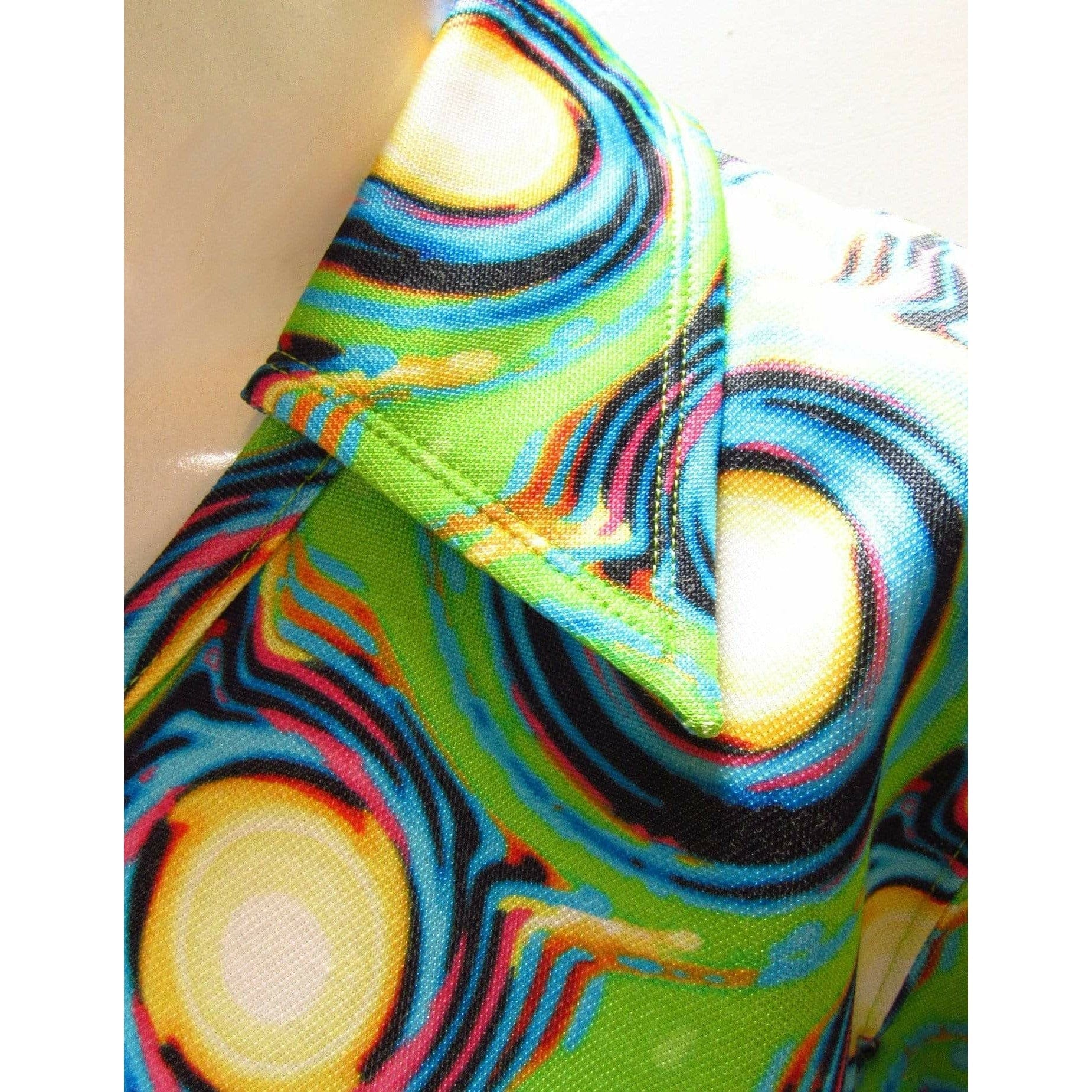 Shirts & Tops Matsuda Psychedelic Print Short Sleeve Top White Smoke