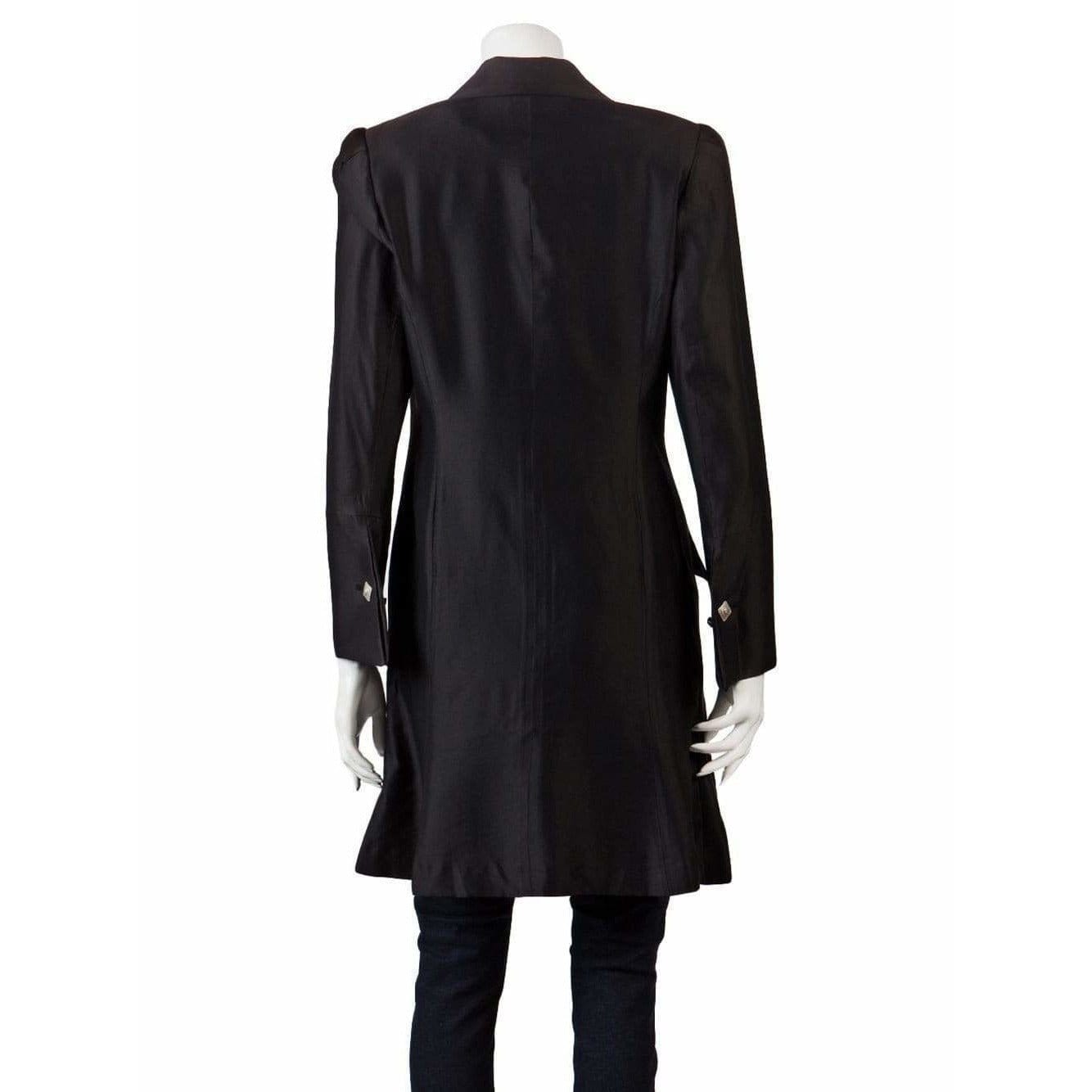Womens Jackets + Coats Matsuda Vintage Coat Dress Black