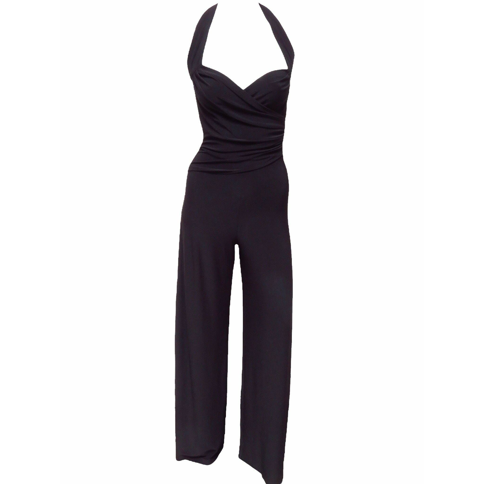 Jumpsuits & Rompers Norma Kamali Cayla Straight Leg Jumpsuit - Sleek Evening Wear Dark Slate Gray