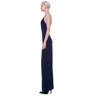 Jumpsuits & Rompers Norma Kamali Low Back Slip Jumpsuit - Strappy Evening Dark Slate Gray