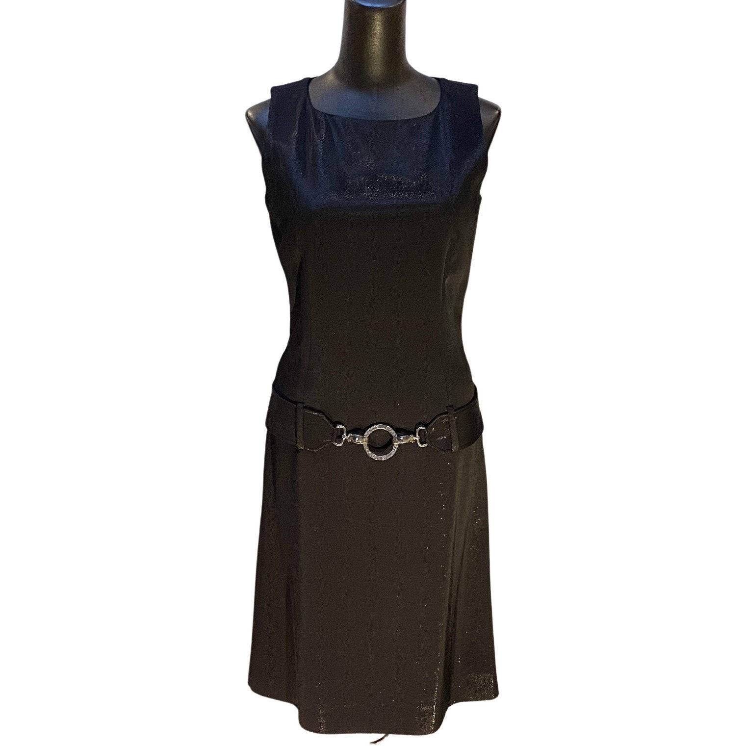 Women's dresses Paco Rabanne Shiny Shift Dress Dark Slate Gray