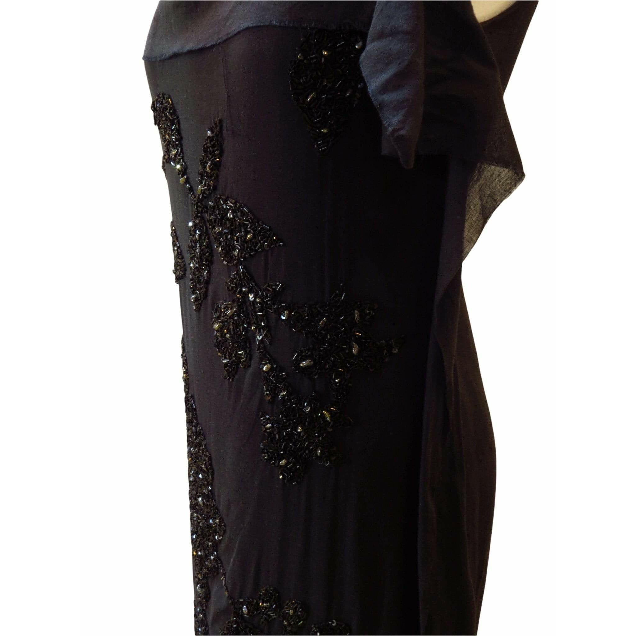 Dresses Peachoo + Krejberg Hand-Embroidered Dress Black