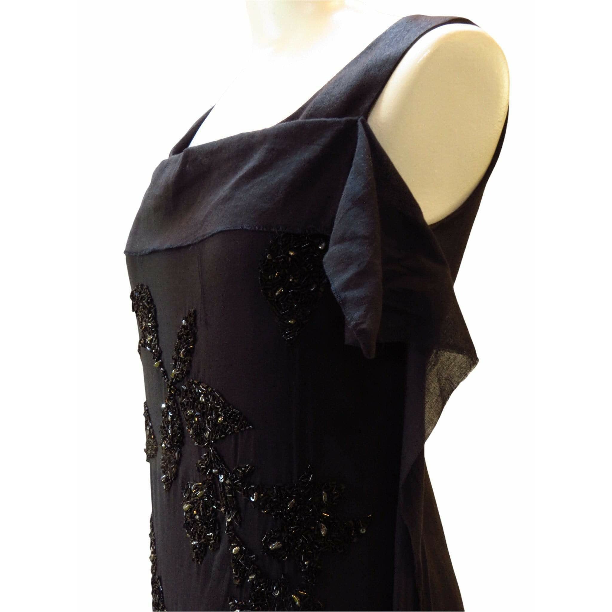 Dresses Peachoo + Krejberg Hand-Embroidered Dress Black
