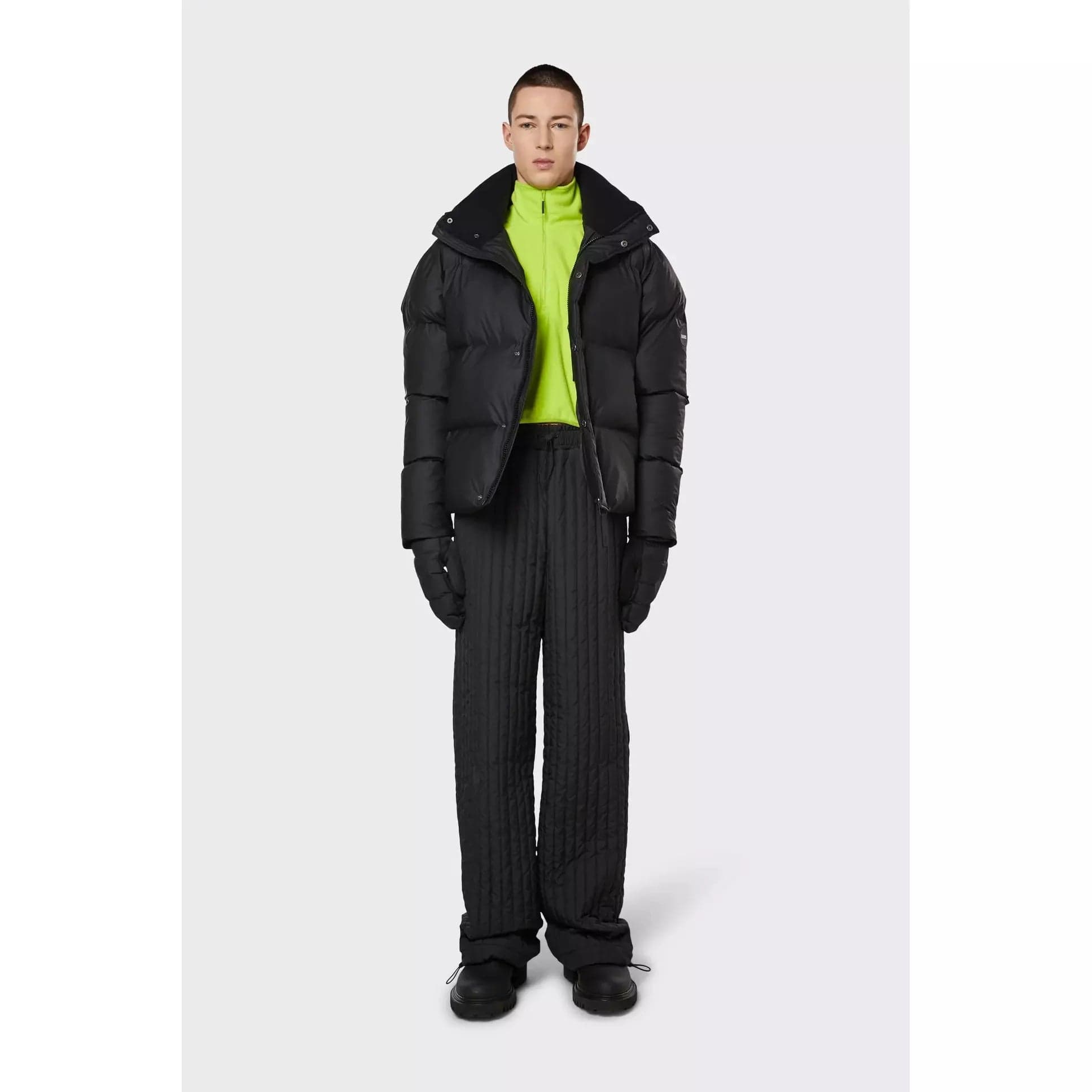 Coats & Jackets RAINS Boxy Puffer Jacket - Insulated Winter Puffer Dark Slate Gray