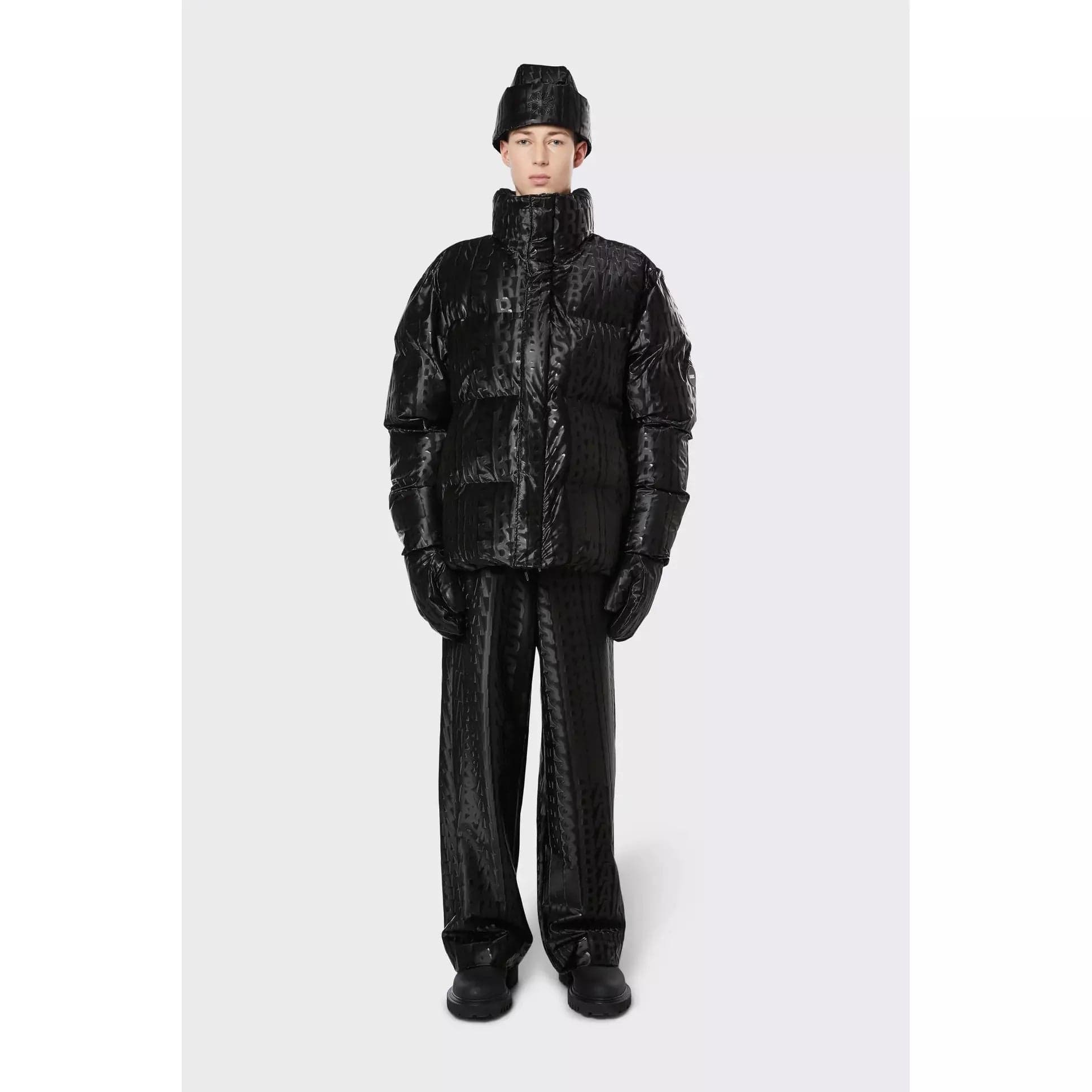 Coats & Jackets RAINS Boxy Puffer Jacket - Insulated Winter Puffer Black